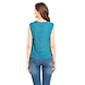 Albely Deep Turquoise Blouse Blue Colour-S-Blue-2-sm