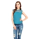 Albely Deep Turquoise Blouse Blue Colour-M-Blue-1-sm