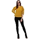 Albely Amilia Ruffle Sleeves Blouse Mustard Yellow Colour-M-Mustard Yellow-1-sm