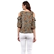 Albely Countessa Cold Shoulder Blouse Multicolour Colour-M-Multicolour-2-sm