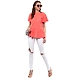 Albely Bella Butterfly Peplum Blouse Peach Colour-S-Peach-1-sm