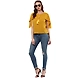 Albely Princess Cara Cape Top Mustard Yellow Colour-M-Mustard Yellow-1-sm