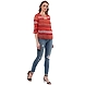 Albely Catrine Cris Cross Blouse Orange Printed Colour-S-Orange Printed-1-sm
