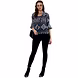 Albely Catrine Cris Cross Blouse Blue Printed Colour-L-Blue Printed-3-sm