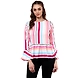 Albely Isabella Stripes Peplum Blouse Multicolour Colour-ZP21-M-sm