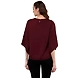 Albely Symphony Love Bell Sleevs Blouse Maroon Colour-XL-Maroon-2-sm