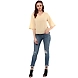 Albely Hazelbrook Suede Blouse Beige Colour-S-Beige-1-sm