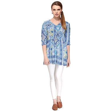 Albely Bohemin Tunic Dress-A-TB03_M