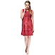 Albely Blooming Red Scarf Dress-A-TB17_XL-sm
