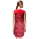 Albely Blooming Red Scarf Dress-XL-Multicolor-1-sm