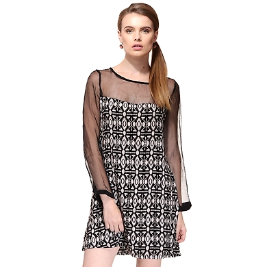 Albely Little Black Dress-A-TB37_XL