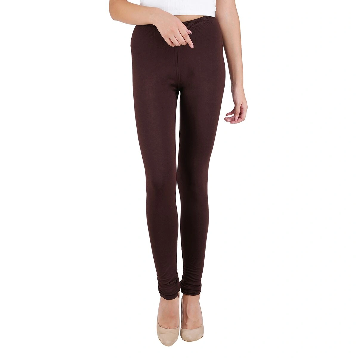 Buy FFU Women Cotton Spandex Churidar Legging F.GREEN Online at Best Prices  in India - JioMart.