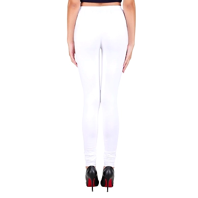 Spiffy Churidar Leggings White-White-L-2