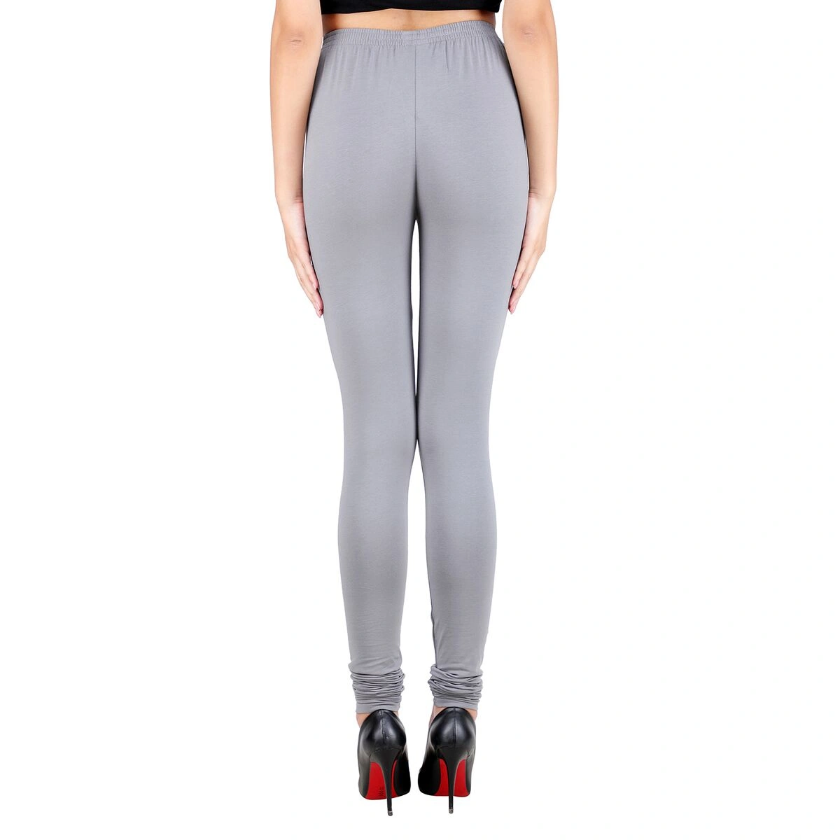 Buy Co Colors Women Ash Solid Cotton Ankle Length Leggings Online at Best  Prices in India - JioMart.