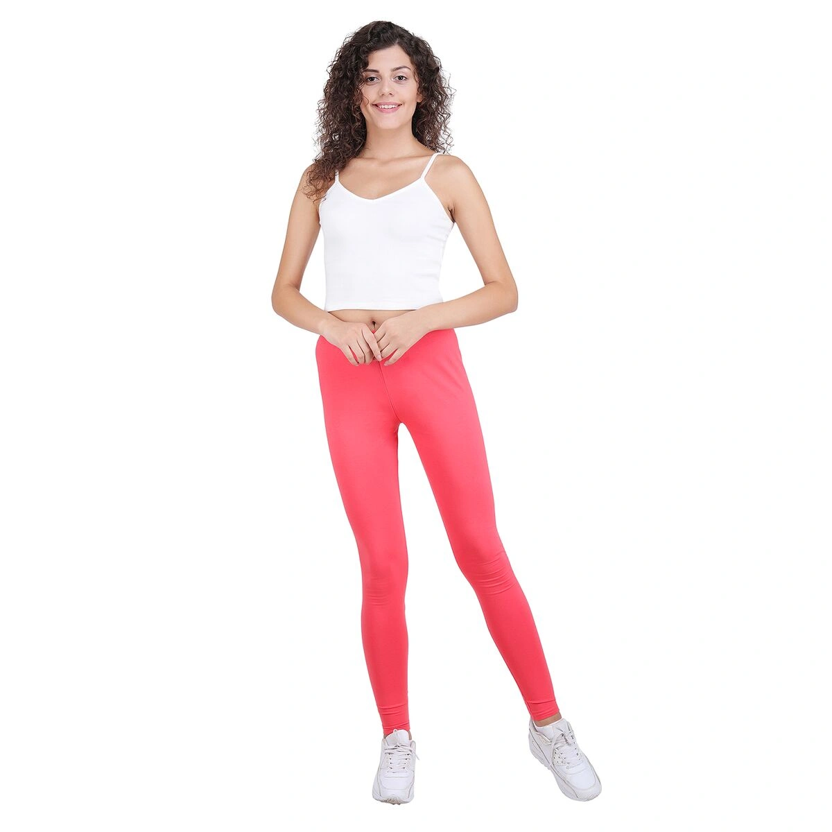 Fuchsia Ankle Length Plain Legging – Lakshita