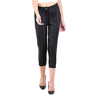 FUTURO Women's  Striped Pant Print-2-L-Multicolour