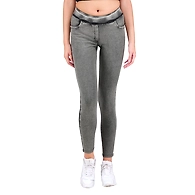 FUTURO Women's Denim acid wash Solid Jeggings  Gray-Gray-5XL