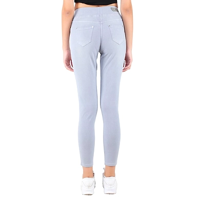 FUTURO Women Colour Denim washed Jeggings L.grey-L-L.grey -2