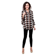 Casual Bell Sleeve Women's Tunic BEIGE