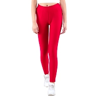 Women's Solid Jegging Red-M-Red