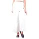 FFU Women's Palazzo Solid Soft Rayon Plain Design with Elastic &amp; Knote  Offwhite-M-Offwhite-1-sm