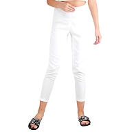 FFU Women's Rayon Regular Fit Solid Pant Offwhite-Offwhite-XL
