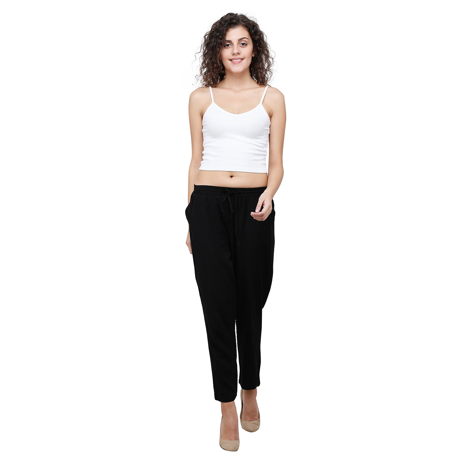 Siara Regular Fit Women Black Trousers - Buy Siara Regular Fit Women Black  Trousers Online at Best Prices in India | Flipkart.com