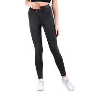 FFU Women's Solid Treggings Black-M-Black