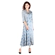 Women modal Printed Satin kurtis Indigo blue-Indigo blue-2XL-1-sm
