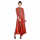 FFU Women Printed kurti Orange-K607-Orange-L-sm