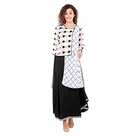 Women's Mix & Match kurti Black