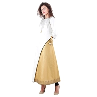 Women's Partywear kurti  Off-white-Off-white-M