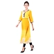 FFU Women's Casual Printed Kurti Yellow-2XL-Yellow-1-sm
