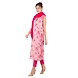 FFU Women's Casual Printed Kurti Set Fushia Pink-2XL-Pink-2-sm
