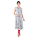 FFU Women's Printed Kurti Grey-K872-Grey-XL-sm