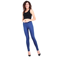 Women's Solid Indigo Legging D.Blue