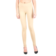 Ankle Length Leggings Beige-5XL-Beige