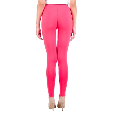 Ankle Length Leggings Coral Pink-Pink-XXL-2