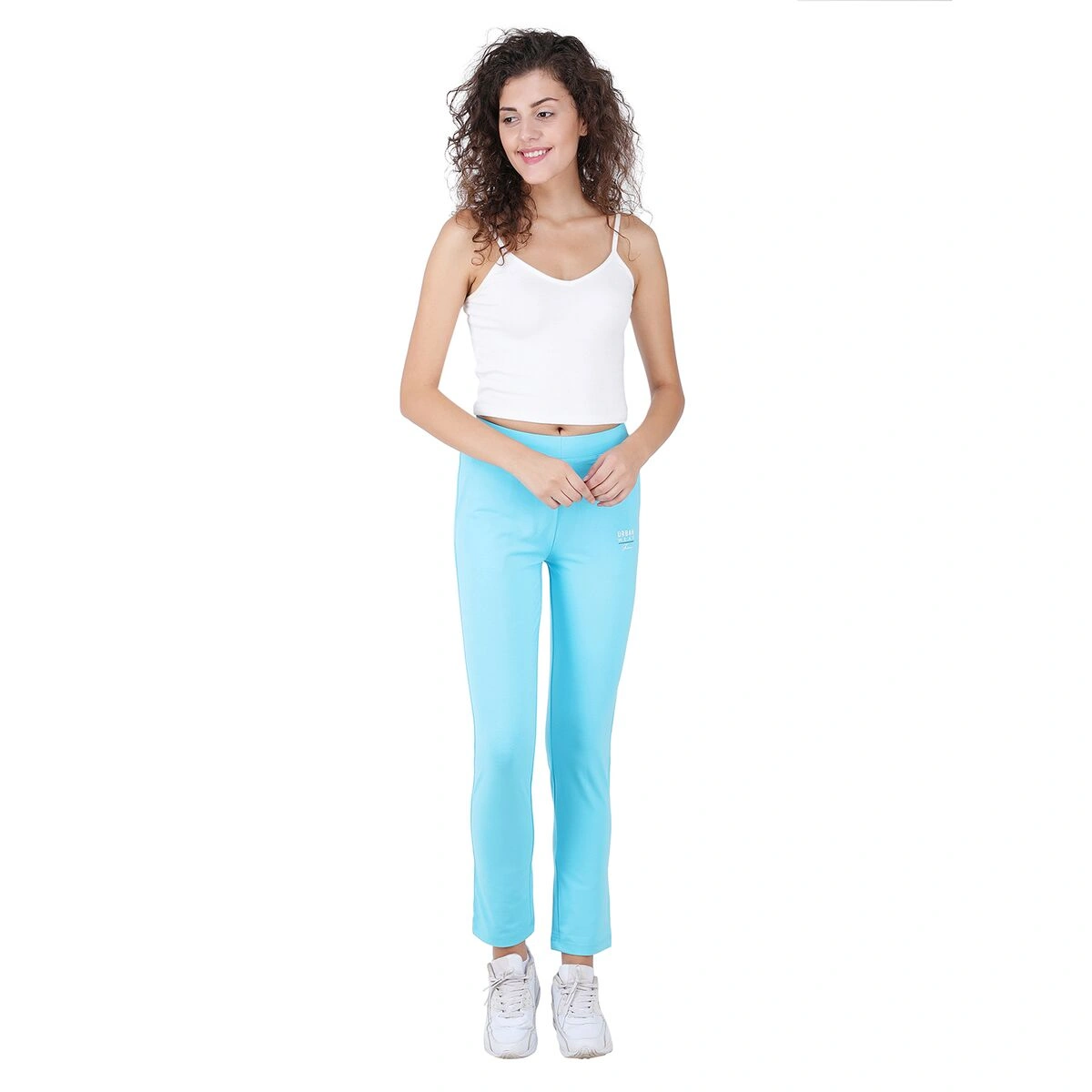 Buy AND GIRL Solid Cotton Skinny Fit Girls Pants | Shoppers Stop