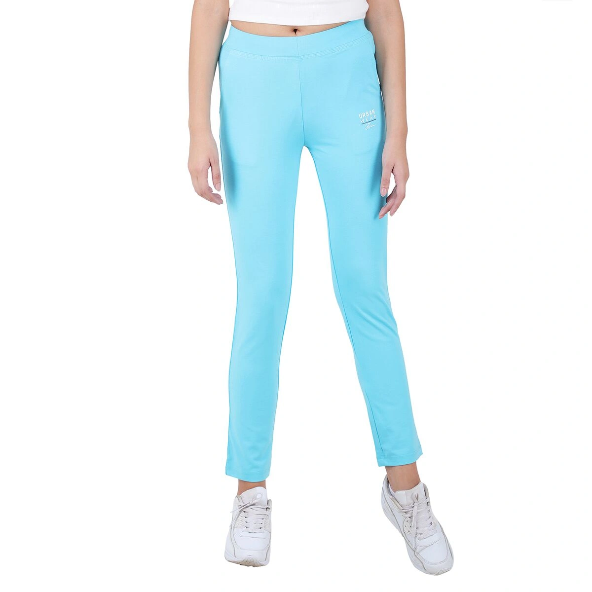 Buy Linen Sky Blue Trousers & Pants for Women by Amydus Online | Ajio.com