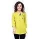 Casual 3/4 Sleeve Solid Printed Women's Tunic Musterd-Musterd-3XL-1-sm