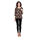 Casual 3/4 Sleeve Solid Printed Women's Tunic Print-B-FT917-Print-B-M-sm