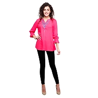 Casual Bell Sleeve Women's Tunic Carrot