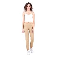 Women's Solid Pant BEIGE