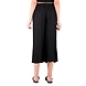 Women's Rayon Regular Fit Solid Culottes Black-3XL-Black -2-sm