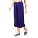 Women's Rayon Regular Fit Solid Culottes Navy-2XL-Navy -2-sm