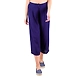Women's Rayon Regular Fit Solid Culottes Navy-3XL-Navy -1-sm