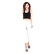 Women's Rayon Regular Fit Solid Culottes Offwhite-FF-R-QLOTTOffwhite-M-sm