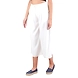 Women's Rayon Regular Fit Solid Culottes Offwhite-M-Offwhite -2-sm
