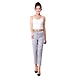 Women's Tussar Silk Trousers/Pants Silver-FF-TS-PANTSilver-2XL-sm